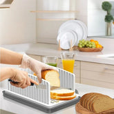 Bread Slicer Guide Adjustable Thickness Loaf Cutter